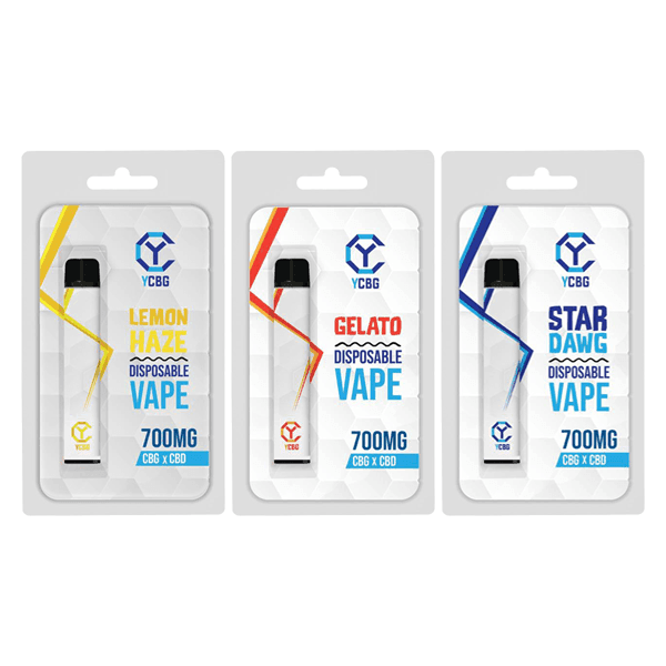 yCBG 700mg CBD + CBG Flowform Disposable Vape Pen (BUY 1 GET 1 FREE) - remedykartelcbd1stop
