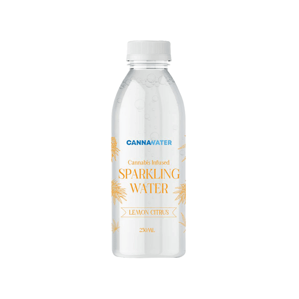 Cannawater Cannabis Infused Lemon Citrus Sparkling Water 250ml - remedykartelcbd1stop