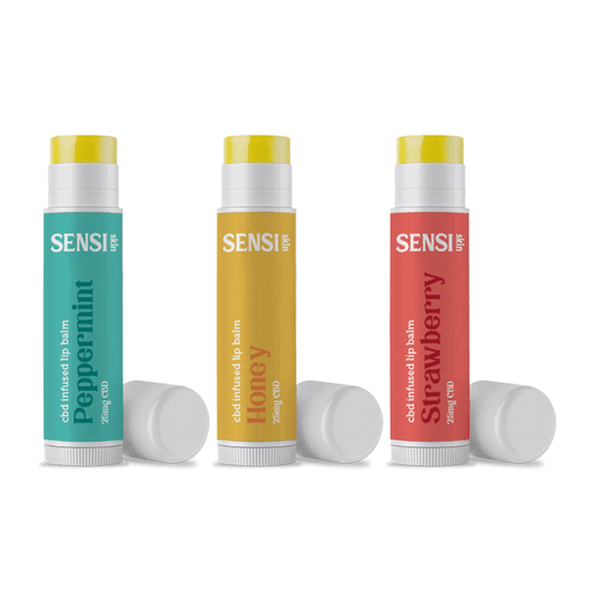 Sensi Skin 25mg CBD Lip Balm - 4g (BUY 1 GET 1 FREE) - remedykartelcbd1stop