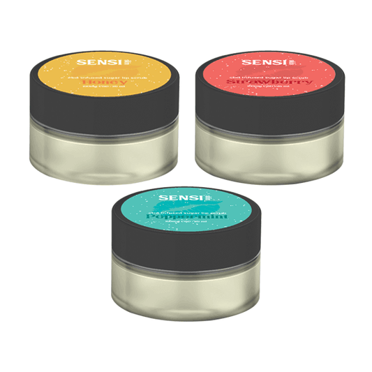 Sensi Skin 100mg CBD Sugar Lip Scrub - 25g (BUY 1 GET 1 FREE) - remedykartelcbd1stop