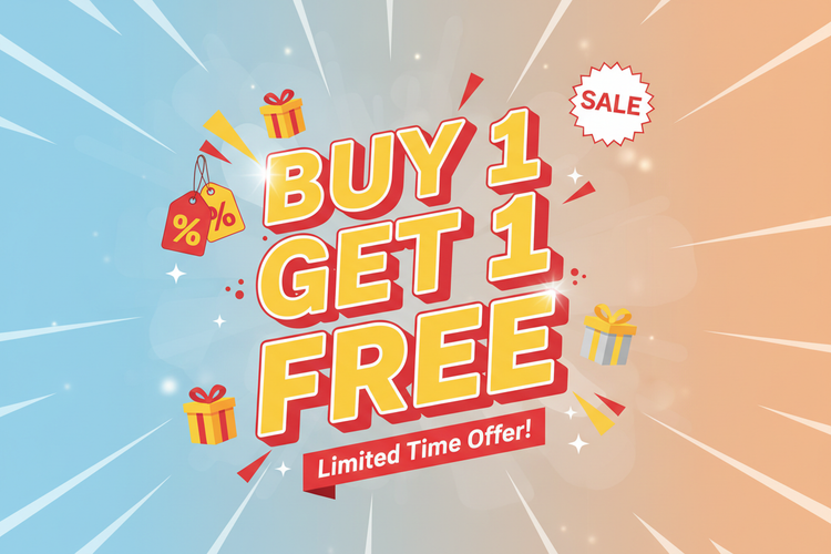 Buy 1 Get 1 FREE