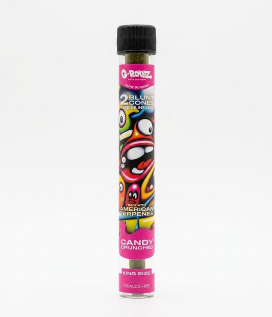G-Rollz Terpene Infused 2 Blunt Cones - Candy Crunched