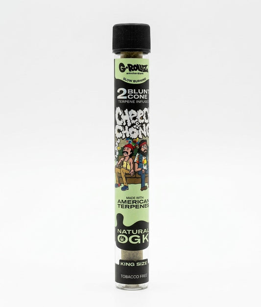 G-Rollz 'Cheech & Chong' Terpene-Infused 2 Blunt Cones - Natural OGK