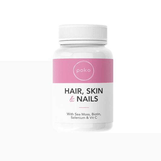 Poko Hair Skin & Nails Supplement Capsules - 60 Caps