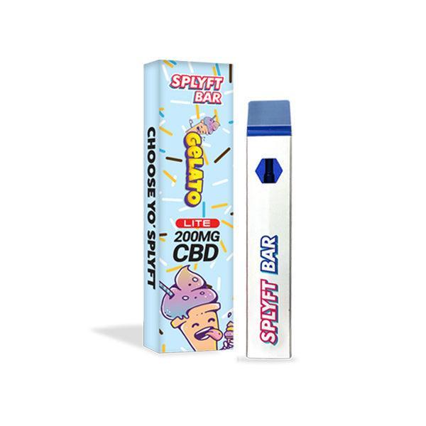 SPLYFT BAR LITE 200mg Full Spectrum Flowform CBD Disposable Vape
