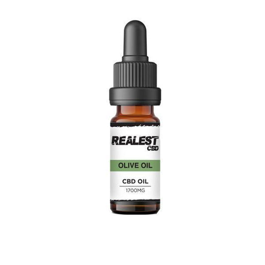 Realest CBD 1700mg CBD 10ml Olive Oil - remedykartelcbd1stop