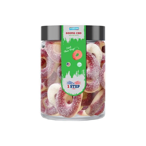 1 Step CBD Standard Gummies 600mg (200g) (BUY 1 GET 1 FREE) - remedykartelcbd1stop
