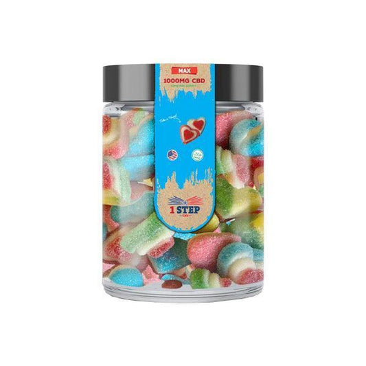 1 Step CBD Max Gummies 1000mg (200g) (BUY 1 GET 1 FREE) - remedykartelcbd1stop