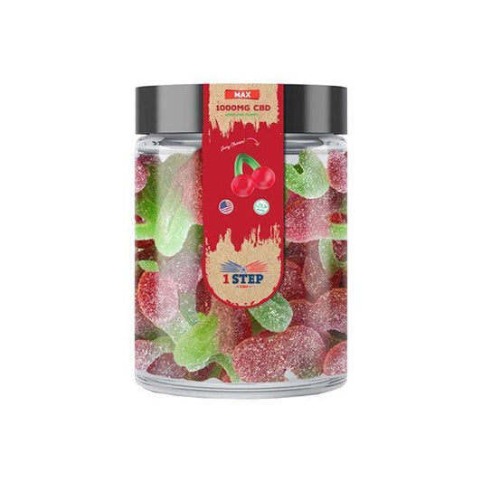 1 Step CBD Max Gummies 1000mg (200g) (BUY 1 GET 1 FREE) - remedykartelcbd1stop