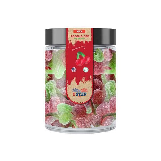1 Step CBD Max Gummies 2000mg (400g) (BUY 1 GET 1 FREE) - remedykartelcbd1stop