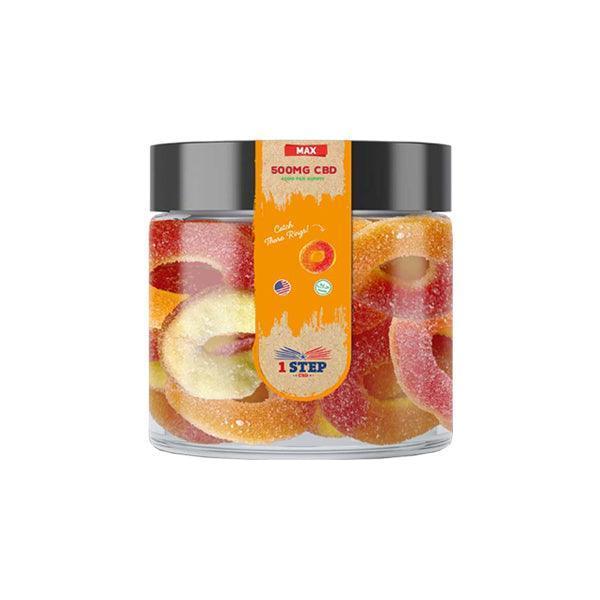 1 Step CBD Max Gummies 500mg (100g) (BUY 1 GET 1 FREE) - remedykartelcbd1stop