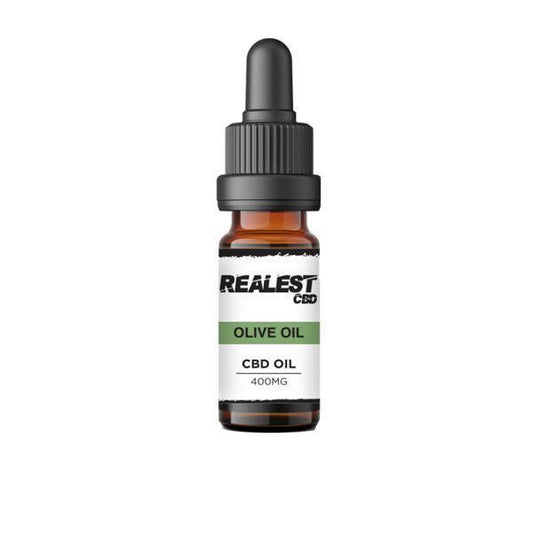 Realest CBD 400mg CBD 10ml Olive Oil - remedykartelcbd1stop