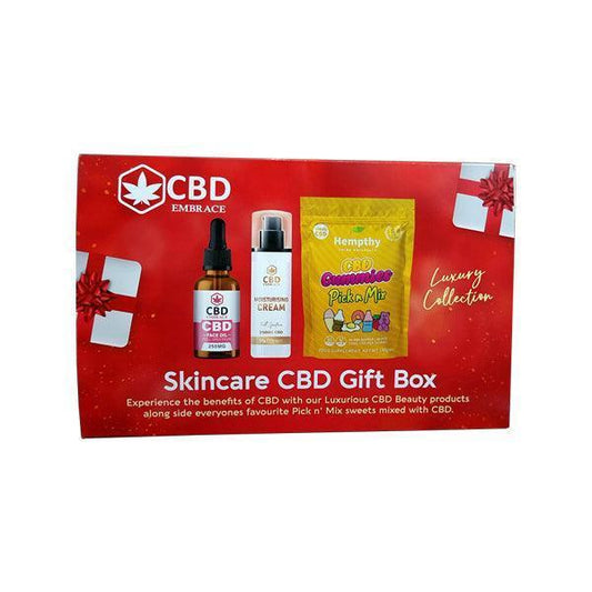 Hempthy CBD Embrace Skincare CBD Gift Box - Christmas - remedykartelcbd1stop