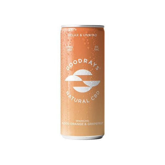 Goodrays 30mg CBD Blood Orange & Grapefruit Seltzer 250ml - remedykartelcbd1stop
