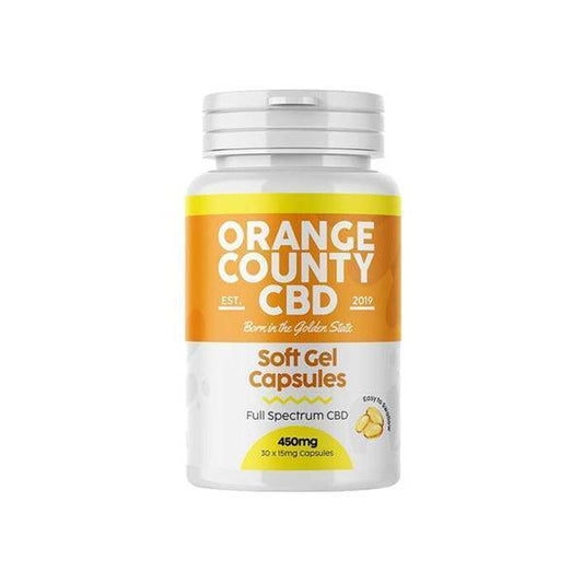Orange County 450mg Full Spectrum CBD Capsules - 30 Caps - remedykartelcbd1stop