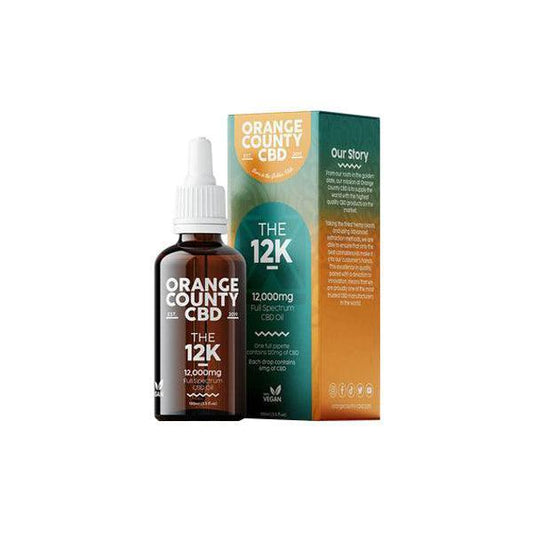 Orange County CBD 12000mg Full Spectrum CBD Oil - 100ml - remedykartelcbd1stop