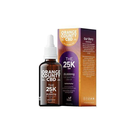 Orange County CBD 25000mg Full Spectrum CBD Oil - 100ml - remedykartelcbd1stop