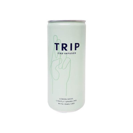 24 x TRIP 15mg CBD Infused Lemon & Basil Drink 250ml - remedykartelcbd1stop