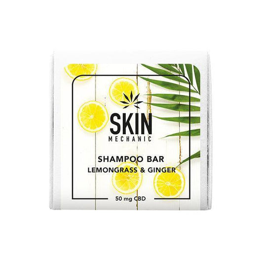 Skin Mechanic 50mg CBD Lemongrass & Ginger Shampoo Bar 100g (BUY 1 GET 1 FREE) - remedykartelcbd1stop