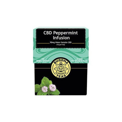 Buddha Teas 5mg CBD Tea Bags - Peppermint Infusion - remedykartelcbd1stop