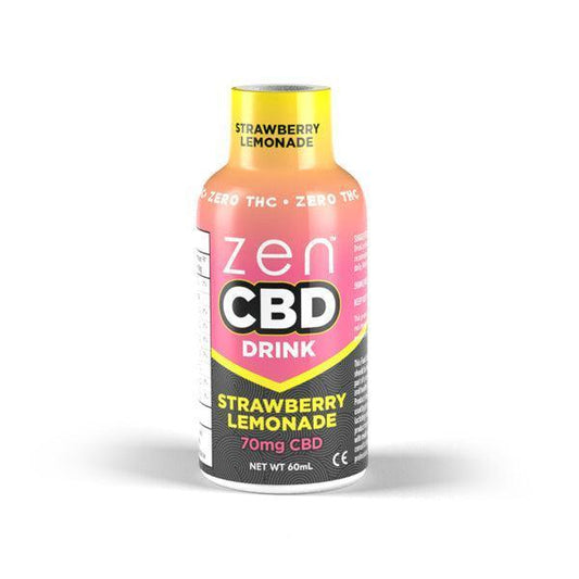 Zen 70mg CBD Drink - Strawberry Lemonade - remedykartelcbd1stop