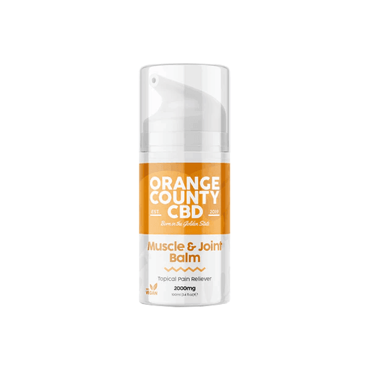 Orange County CBD 2000mg CBD Muscle and Joint Balm - 100ml - remedykartelcbd1stop