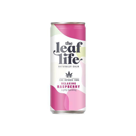 Leaf Life 15mg CBD Raspberry & Lemon Soft Drink 250ml - remedykartelcbd1stop