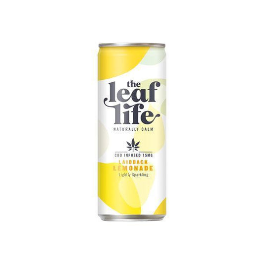 Leaf Life 15mg CBD Laidback Lemonade Soft Drink 250ml - remedykartelcbd1stop