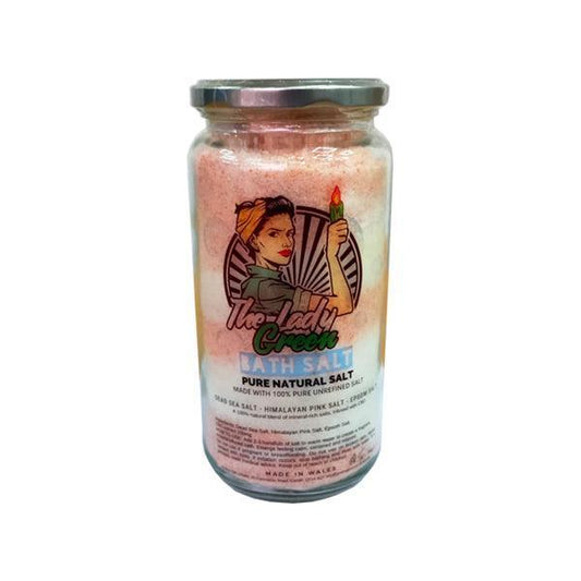 Lady Green 200mg CBD Glass Bath Salt - 500g (BUY 1 GET 1 FREE) - remedykartelcbd1stop
