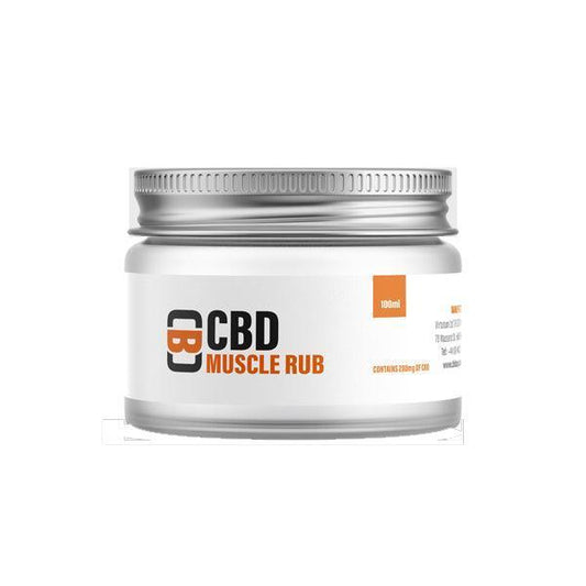 CBD Asylum 1000mg CBD 100ml Muscle Rub Balm (BUY 1 GET 2 FREE) - remedykartelcbd1stop