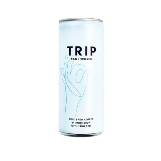 24 x TRIP 15mg CBD Infused Cold Brew Coffee Drink 250ml - remedykartelcbd1stop