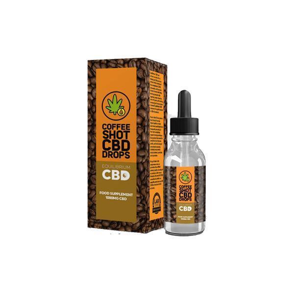 Equilibrium CBD Coffee Shot Drops 1000mg CBD Oil 10ml - remedykartelcbd1stop