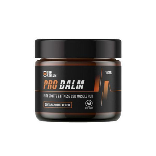 CBD Asylum 500mg CBD Pro Balm (Buy One Get One Free) - remedykartelcbd1stop