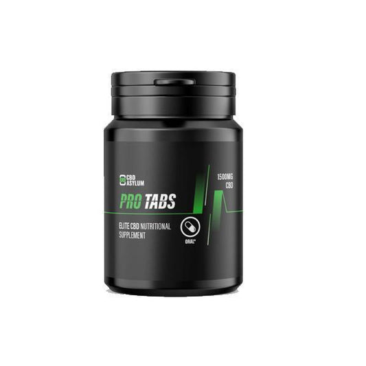CBD Asylum 1500mg CBD Pro Tabs (Buy One Get One Free) - remedykartelcbd1stop