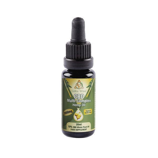 Celtic Wind Crops 2000mg CBD Multi-Complex Hemp Oil 20ml (Buy One Get One Free) - remedykartelcbd1stop