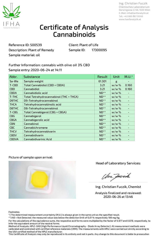 Plant Of Remedy 300mg CBD Olive Oil With CBD 10ml - remedykartelcbd1stop