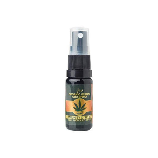 Honey Heaven 500mg Immunity & Sport Organic Herbal CBD Spray 10ml - remedykartelcbd1stop