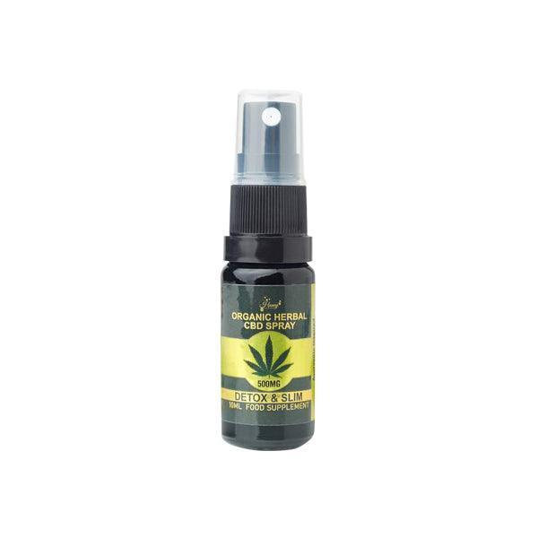 Honey Heaven 500mg Detox & Slim Organic Herbal CBD Spray 10ml - remedykartelcbd1stop