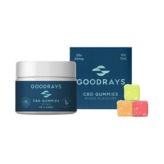 Goodrays 750mg CBD Mixed Gummies - 30 Pieces - remedykartelcbd1stop