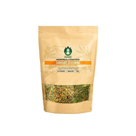 Body and Mind Botanicals 300mg CBD Montreal Steak Rub Cannabis Seasoning - 100g - remedykartelcbd1stop