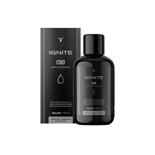 Ignite CBD 500mg CBD Muscle Rub Gel 100ml - remedykartelcbd1stop