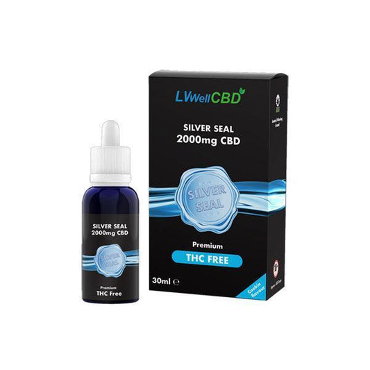 LVWell CBD Silver Seal 2000mg 30ml Hemp Seed Oil - remedykartelcbd1stop