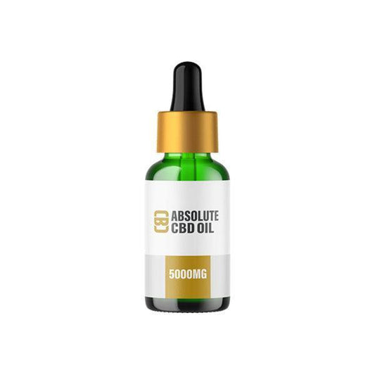 CBD Asylum 5000mg Absolute CBD Oil 20ml (BUY 1 GET 2 FREE) - remedykartelcbd1stop