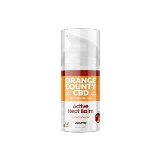 Orange County CBD 2000mg Active Heat Balm 100ml - remedykartelcbd1stop