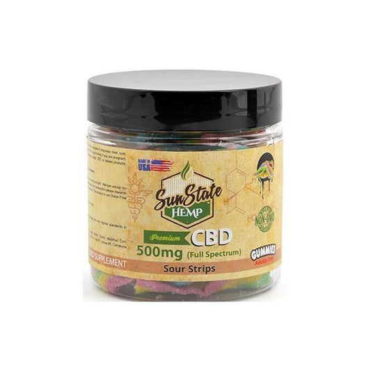 Sun State Hemp 500mg CBD Gummies - remedykartelcbd1stop