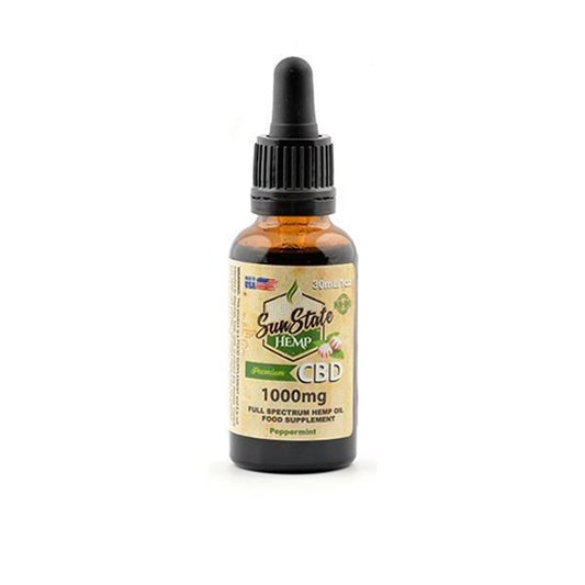 Sun State Hemp 1000mg CBD Full Spectrum Tincture Oil 30ml - remedykartelcbd1stop