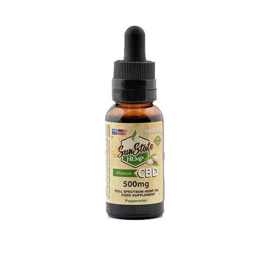 Sun State Hemp 500mg CBD Full Spectrum Tincture Oil 30ml - remedykartelcbd1stop