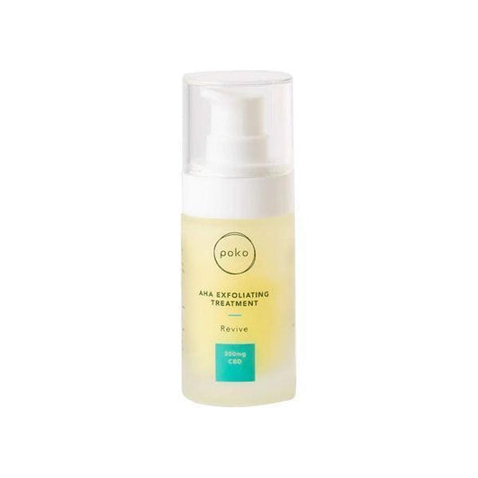 Poko 300mg CBD AHA Exfoliating Treatment - 30ml - remedykartelcbd1stop