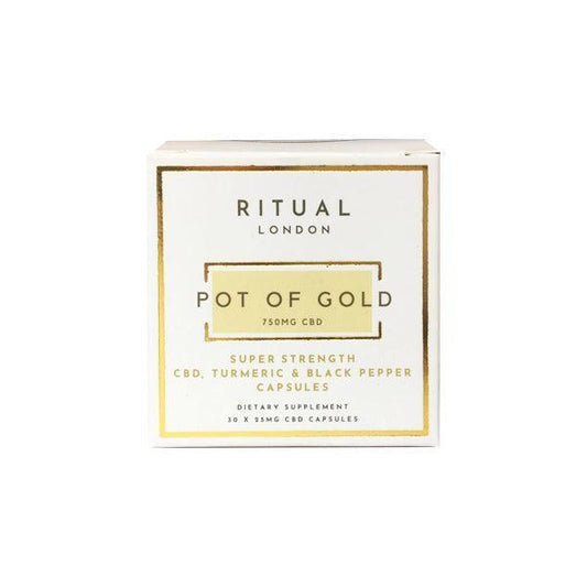 Ritual London 750mg CBD Super Strength Turmeric & Black Pepper Capsules - remedykartelcbd1stop