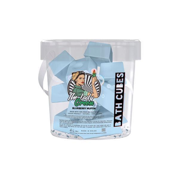 Lady Green 90mg CBD Blueberry Muffin Bath Cubes - 360g - remedykartelcbd1stop